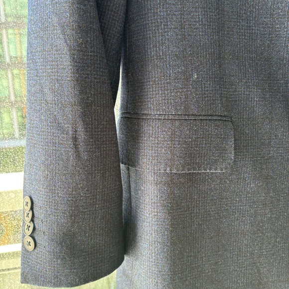 Blue Wool Blazer - Picture 5 of 12